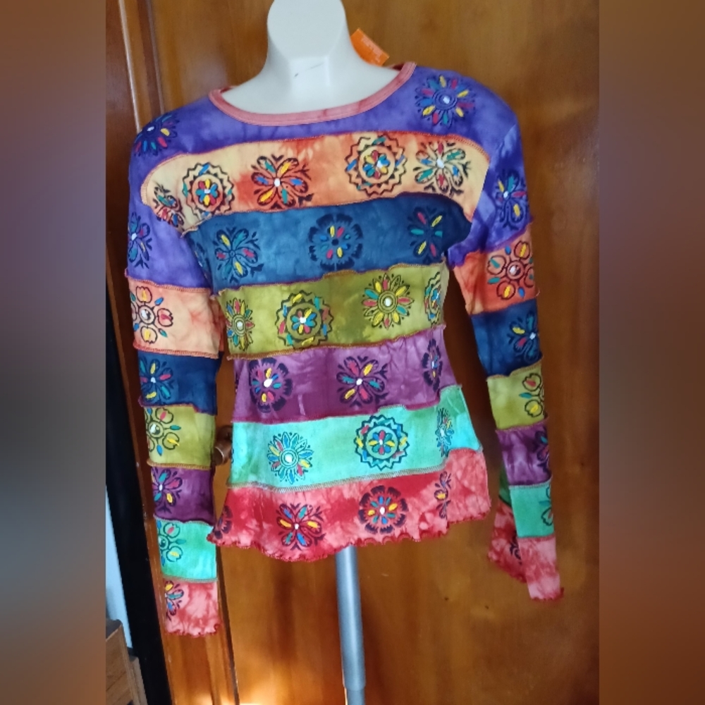 Boho Hippie Top From Nepal med